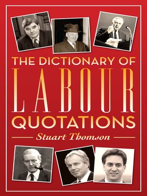 cover image of The Dictionary of Labour Quotations